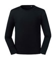 Heren T-shirt Lange mouw organisch Russell R-100M-0 Black